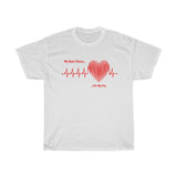 0 Copy of "Heart Races for Your Dog" Cotton T