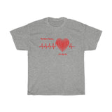 0 Copy of "Heart Races for Your Dog" Cotton T