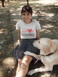 0 Copy of "Heart Races for Your Dog" Cotton T