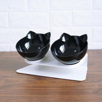 None Slip Raised Cat Bowls & Stand